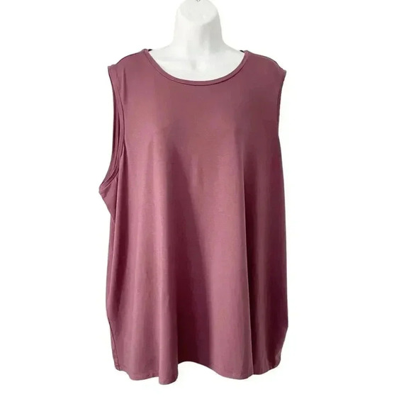 NWT Eileen Fisher Fine Jersey Crew Neck Tank Fig size 3X - Picture 3 of 8